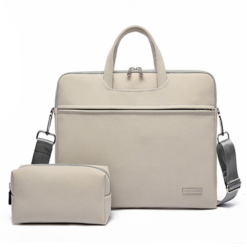 PU Leather Laptop Bag for Women & Men – Fits 13.3'' to 15.6'' MacBook, Shoulder & Handbag Case